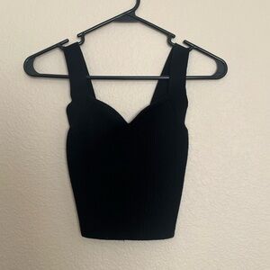 Abercrombie & fitch. Black ribbed tank